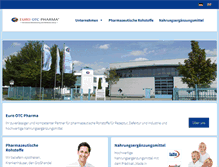 Tablet Screenshot of euro-otc-pharma.com